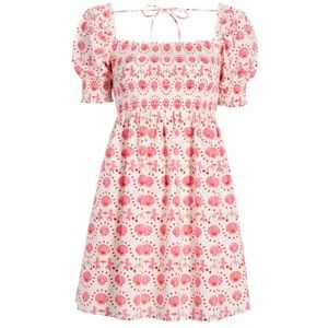 Hill House Athena Nap Dress Mermaid seashell print Size Medium NWT